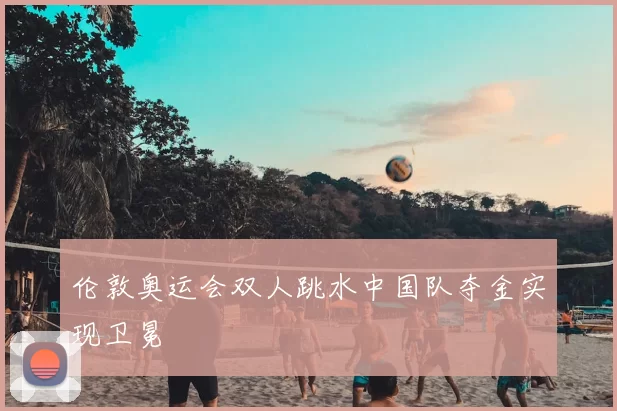 伦敦奥运会双人跳水中国队夺金实现卫冕